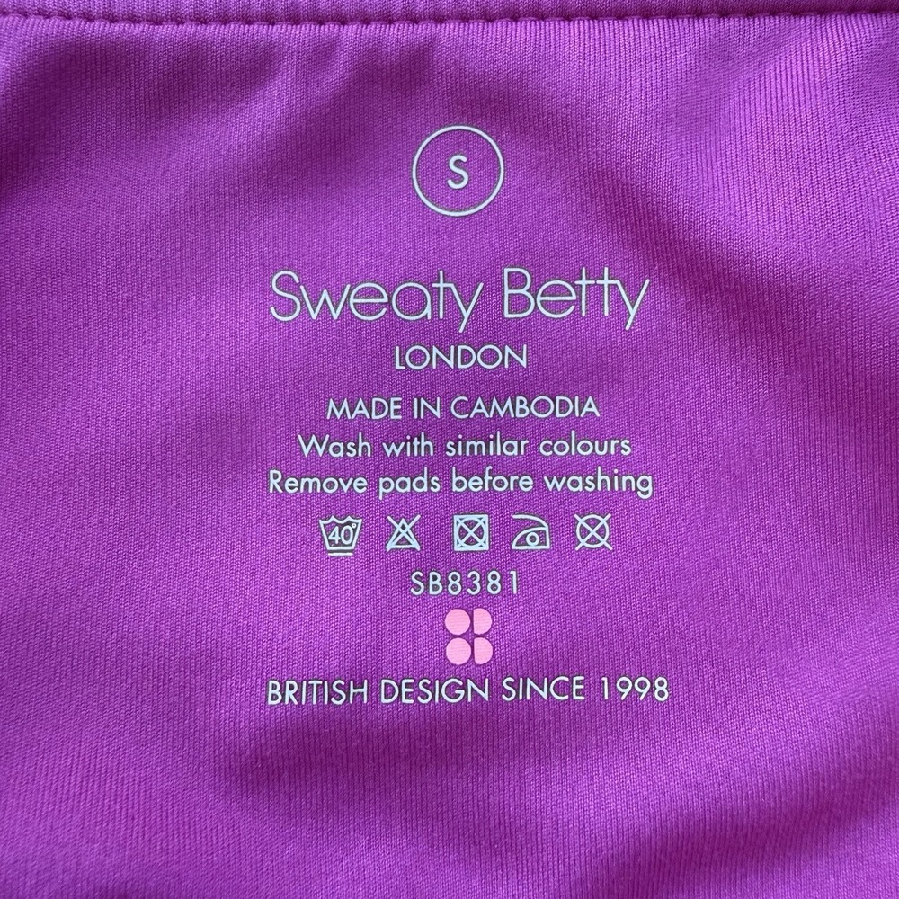 Sweaty Betty All Day Wrap Waist Tank Size Small‎ Pink Sports Bra - Picture 4 of 6